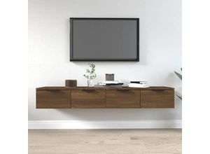 8720287123590 - Bonnevie - Wandschränke 2 Stk Wandhängeschrank Braun Eichen-Optik 68x30x20cm Holzwerkstoff vidaXL