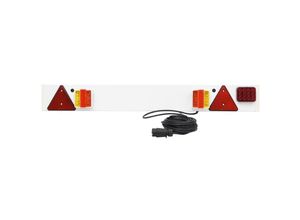 8720287133292 - Bonnevie - Anhängerleuchte Rot 115x6x14 cm 12V led Leuchtmittel vidaXL560648