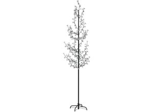 8720287138686 - Vidaxl - LED-Baum mit Kirschblüten Warmweiß 368 LEDs 300 cm Weiß