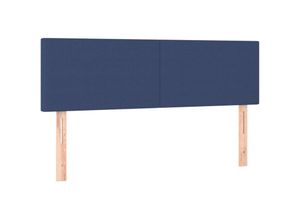 8720287146346 - Kopfteile 2 Stk Blau 72x5x78 88 cm Stoff Vidaxl