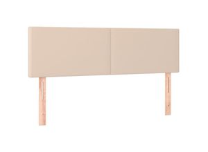 8720287146414 - Kopfteile 2 Stk Cappuccino-Braun 72x5x78 88 cm Kunstleder Vidaxl