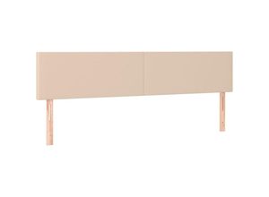 8720287146612 - Vidaxl - Kopfteile 2 Stk Cappuccino-Braun 80x5x78 88 cm Kunstleder Braun