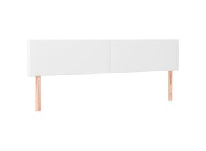 8720287146773 - Kopfteile 2 Stk Weiß 90x5x78 88 cm Kunstleder Vidaxl Weiß