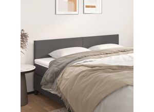 8720287146803 - Kopfteile 2 Stk Grau 90x5x78 88 cm Kunstleder vidaXL40906