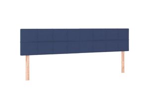 8720287149101 - Bonnevie - Kopfteile 2 Stk Blau 80x5x78 88 cm Stoff vidaXL66075