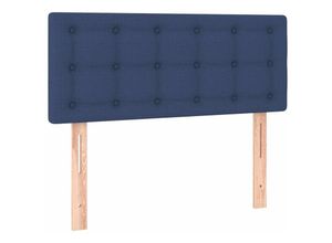 8720287152866 - Bonnevie - Kopfteil Blau 100x5x78 88 cm Stoff vidaXL150586