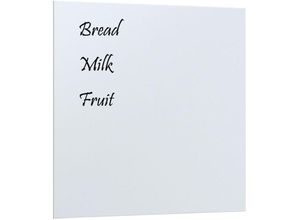 8720287156406 - Vidaxl - Magnettafel Wandmontage Weiß 40x40 cm Hartglas 120164