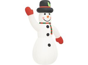 8720287156659 - Aufblasbarer Schneemann mit LEDs 455 cm vidaXL - N A