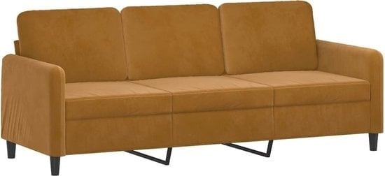 8720287183631 - vidaXLDreisitziges Sofa-180-cm-fluweel-braun