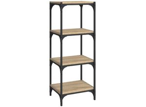 8720287196952 - BücherregalStandregal Sonoma-Eiche 40x33x100 cm Holzwerkstoff und Stahl Vidaxl