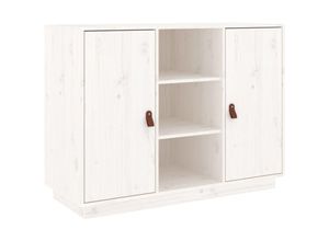 8720287205265 - Vidaxl - Sideboard Weiß 100x40x75 cm Massivholz Kiefer