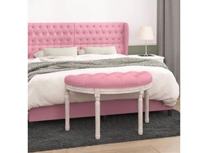 8720287211587 - Bonnevie - Sitzbank Bettbank Rosa 815x41x49 cm Samt vidaXL