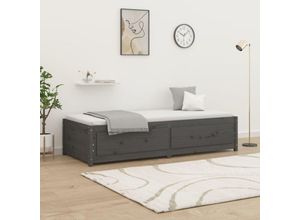 8720287214717 - Bonnevie - TagesbettGästebett Grau 90x200 cm Massivholz Kiefer vidaXL 8720287214717 - Bonnevie - TagesbettGästebett Grau 90x200 cm Massivholz Kiefer vidaXL
