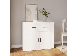 8720287220848 - Bonnevie - Sideboard Weiß 80x33x70 cm Holzwerkstoff vidaXL276563