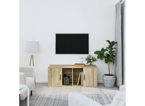 8720287222071 - Bonnevie - TV-SchrankTV-Möbel Sonoma-Eiche 100x35x40 cm Holzwerkstoff vidaXL