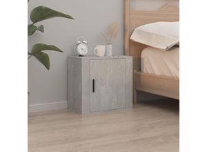 8720287222767 - Bonnevie - Wand-NachttischBeistelltisch Betongrau 50x30x47 cm vidaXL