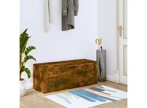 8720287224891 - Bonnevie - Wand-SchuhschrankModernes Schuhregal Räuchereiche 100x35x38 cm Holzwerkstoff vidaXL