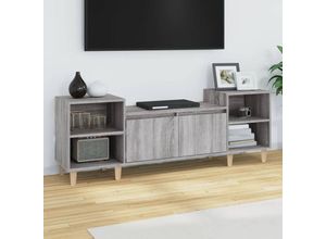 8720287225300 - Bonnevie - TV-SchrankTV-Möbel Grau Sonoma 160x35x55 cm Holzwerkstoff vidaXL