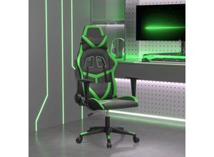 8720287228776 - Bonnevie - Gaming-Stuhl Schwarz und Grün Kunstleder vidaXL61518