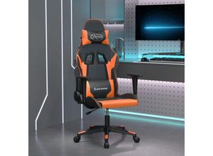 8720287229025 - Bonnevie - Gaming-Stuhl Schwarz und Orange Kunstleder vidaXL10388