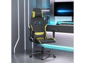 8720287229476 - Bonnevie - Gaming-Stuhl Schwarz und Hellgrün Stoff vidaXL800493 8720287229476 - Bonnevie - Gaming-Stuhl Schwarz und Hellgrün Stoff vidaXL800493