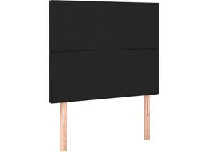 8720287239888 - Bonnevie - Kopfteile 2 Stk Betthaupt Schwarz 80x5x78 88 cm Kunstleder vidaXL