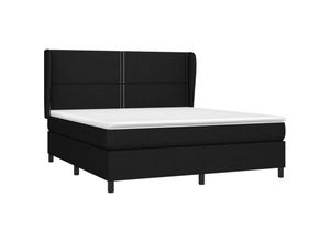 8720287417798 - Vidaxl - Boxspringbett mit Matratze Schwarz 180x200 cm Stoff