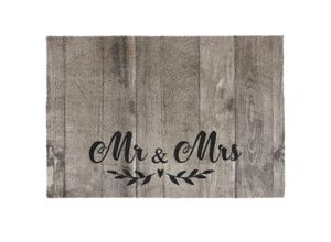 8720289210359 - Md-entree - md Entree Ambiance Eingangsmatte - Teppichmatte - Küchenteppich 50x75 cm Mr & Mrs