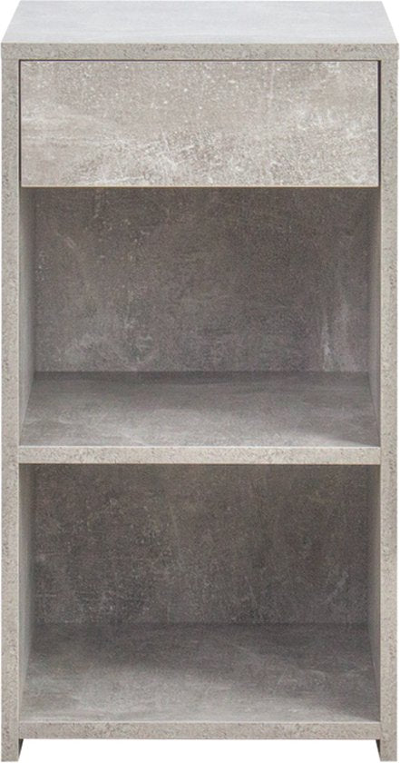 8720289500832 - Nachttisch - Flurschrank - 65 cm hoch - grau betonfarben