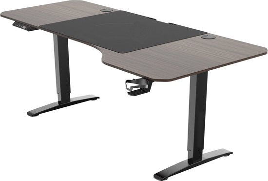 8720289501174 - - Schreibtisch - Elektrisch höhenverstellbar - Sitz-Steh-Schreibtisch - Spieltisch - Computertisch - Gaming Desk - Gaming Desks - 160 x 75 cm