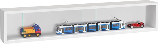 8720289502799 - Vitrine stehend hängend Wandvitrine - Schiebetüren - 95 x 18 x 12 cm