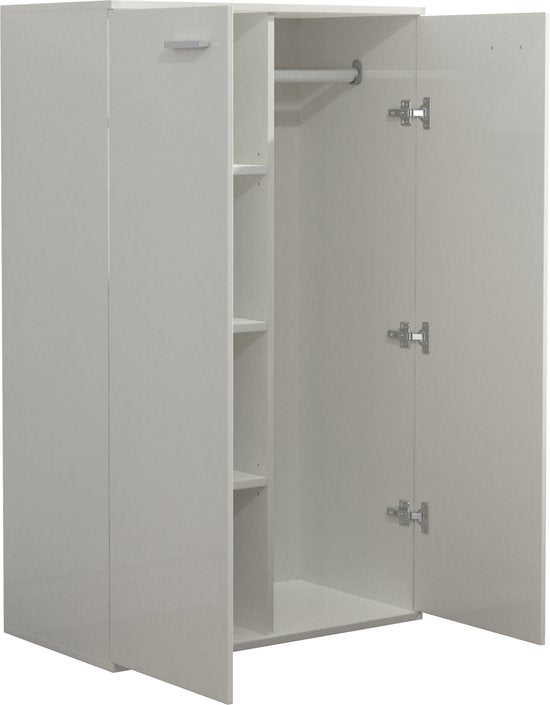 8720289503628 - Kinderkleiderschrank - Einlegeböden und Hängeteil - 120 cm hoch