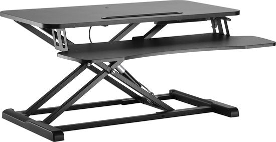 8720289504694 - - Schreibtisch-Sitz-Steh-Erhöhung ergonomisch - 80 cm breit