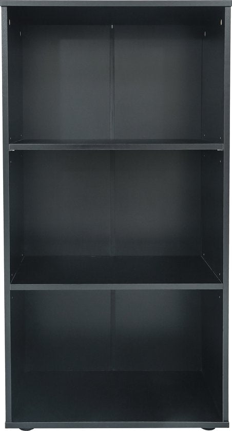 8720289505660 - Bücherregal Aktenschrank - offener Wandschrank schwarz