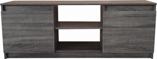 8720289507930 - TV-Möbel - Sideboard - 120 cm - braun-grau