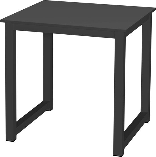 8720289508609 - Küchentisch - Schreibtisch Tisch - 75 cm x 75 cm - schwarz