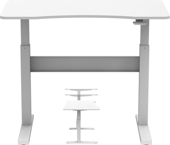 8720289509316 - Schreibtisch Sitz-Steh höhenverstellbar - Laptop-Computer-Tisch - 120 x 675 cm