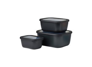 8720294004561 - - Cirqula High Rect Bowl Set - Black (14605) 8720294004561 - - Cirqula High Rect Bowl Set - Black (14605)