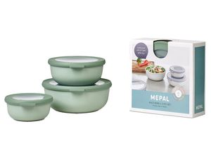 8720294018674 - - Cirqula Low Bowl Set? of 3 - Nordic Sage