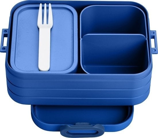 8720294022510 - Mepal Bento Lunchbox midi - Lunchbox - 4 Sandwiches - Lebendiges Blau