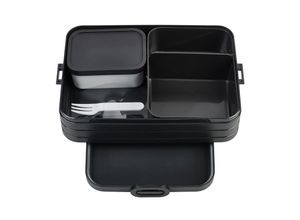 8720294022633 - Mepal Bento Lunchbox groß - Brotbehälter - 8 Sandwiches - Nordisch schwarz