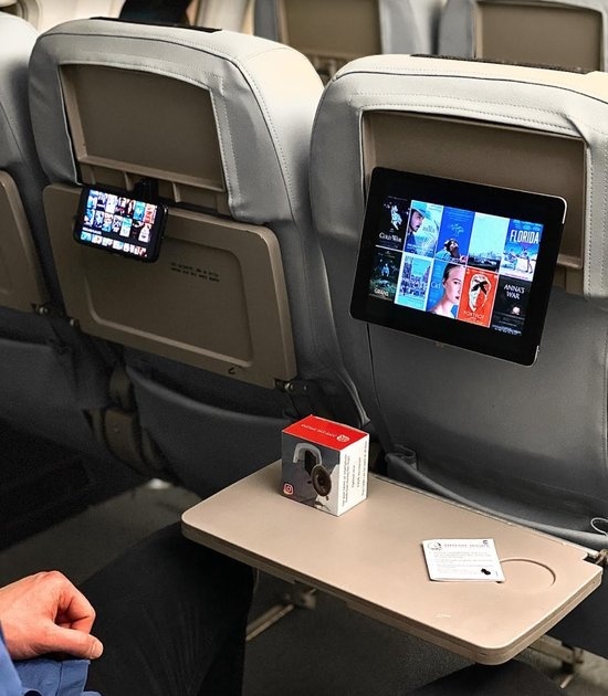 8720299354296 - Airplaneholder - Handyhalterung Flugzeug - Gadgets men - Easy Movie Watching During Your Flight! - Kobo Apple - Geschenk - Smartphone Tablet Ipad - Bester im Test!