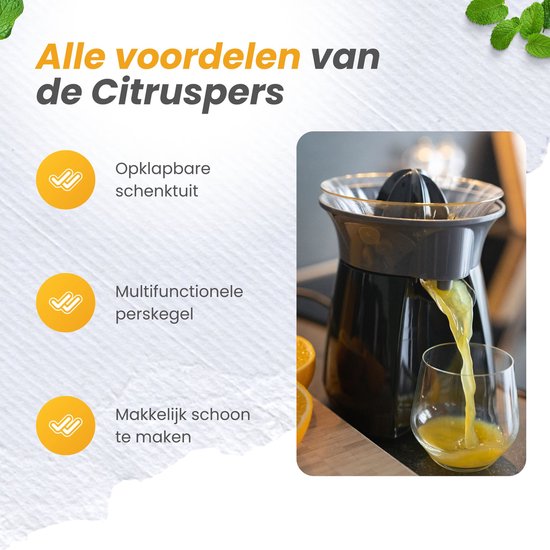 8720299549500 - Zitruspresse - Elektrische Orangenpresse - Obstpresse - Zitronenpresse