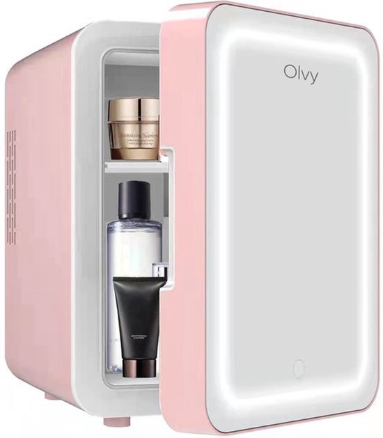 8720299933576 - Skincare Fridge - Mini-Kühlschrank - Inklusive E-Book - Hautpflege-Kühlschrank - Make-up-Kühlung - 4 Liter