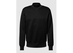 8720347876091 - Sweatshirt in unifarbenem Design mit Stehkragen