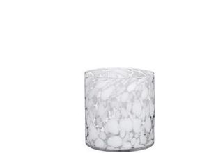 8720362078524 - - Mica Vase Cammy Zylinder Glas weiß 14 x 14 cm Deko-Accessoires