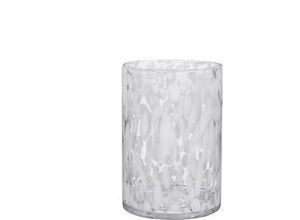 8720362078531 - - Mica Vase Cammy Zylinder Glas weiß 20 x 14 cm Deko-Accessoires