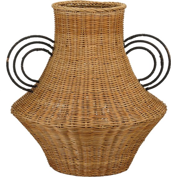 8720362080152 - Fabiola Deko-Vase - H43 x Ø30 cm - Rattan - Braun 8720362080152 - Fabiola Deko-Vase - H43 x Ø30 cm - Rattan - Braun