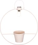 8720362084471 - Luca Lighting Dimitri Solarlampe mit Blumentopf - 50x16x62 cm - Hellrosa