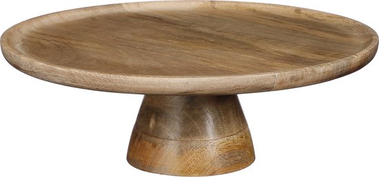 8720362180593 - Tallo Kuchenteller - H10 x Ø30 cm - 100% FSC Mango Holz - Hellbraun